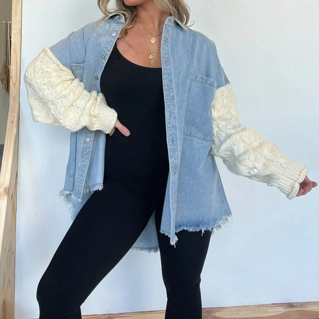 PRIS™ - Vintage Long Sleeve Collared Jacket