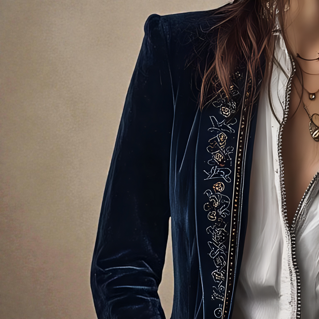 Nuria™ | Elegant Velvet Jacket