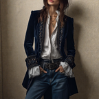 Nuria™ | Elegant Velvet Jacket