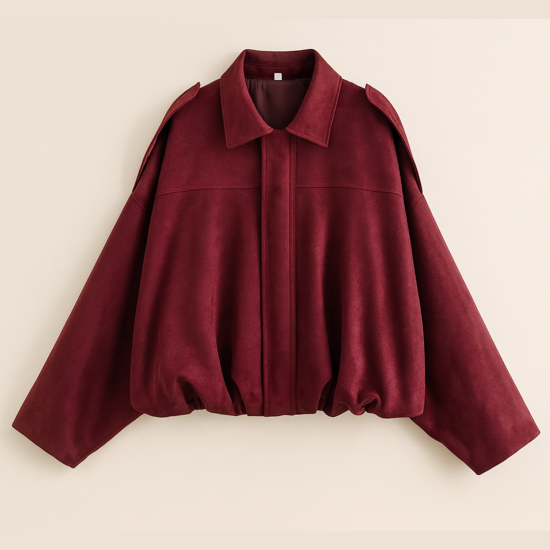 FRESH LABEL | Hailey Oversized Bomber Jacket (Final Sale)