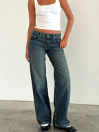 SYLVAINE™ – Vintage Casual Baggy Jeans