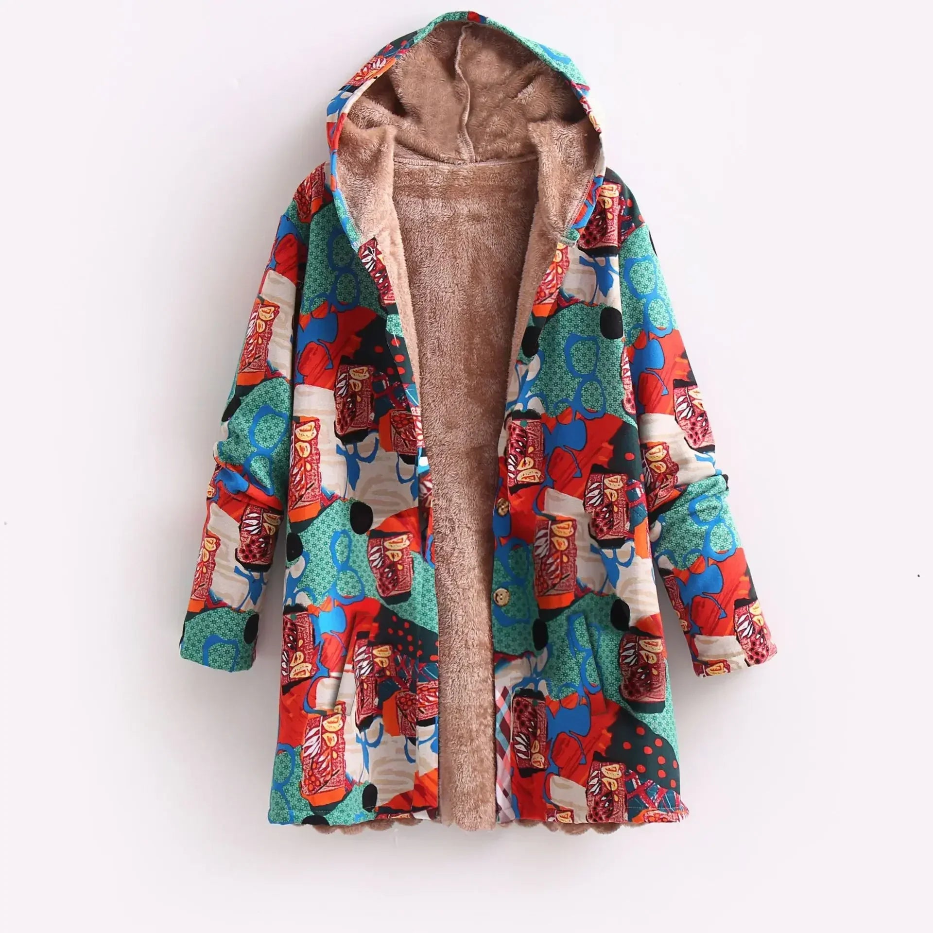 Priscilla | Hooded Jacket Lined with Fleece