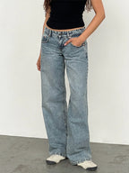 SYLVAINE™ – Vintage Casual Baggy Jeans