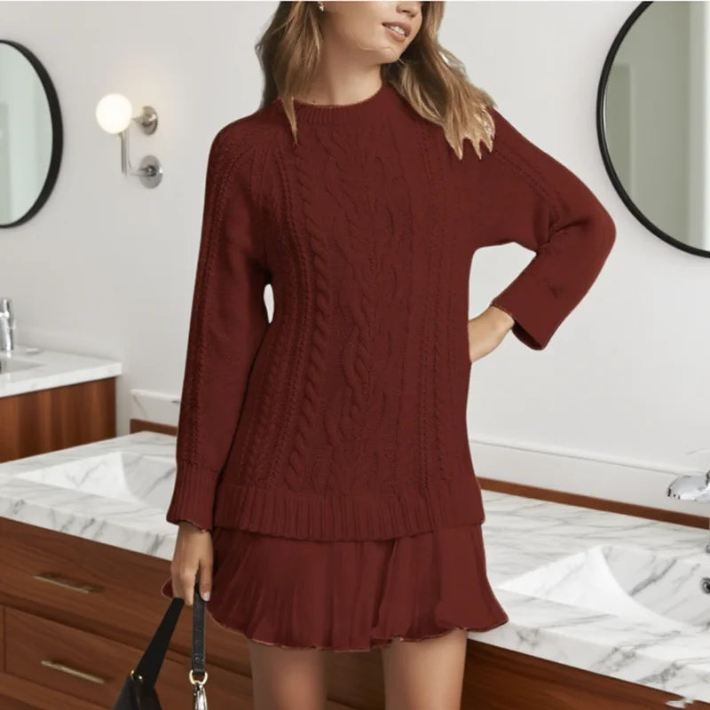 Wioletta – Classic Sweater Dress