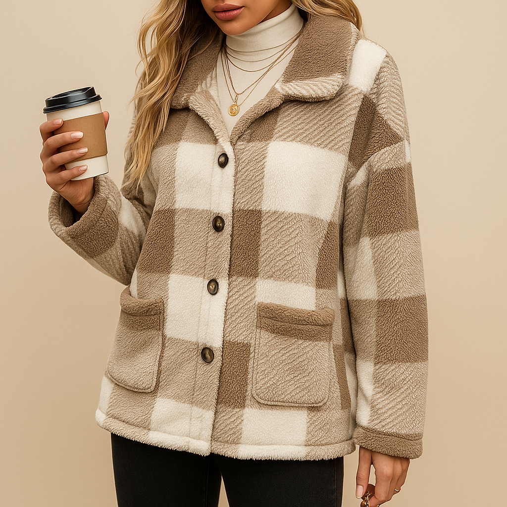 FRESH LABEL | Tess - Check Jacket