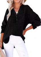 AYLA™ – Casual V-Neck Blouse