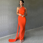 KARILYN™ – Elegant Sleeveless Evening Halter Bodycon Dress