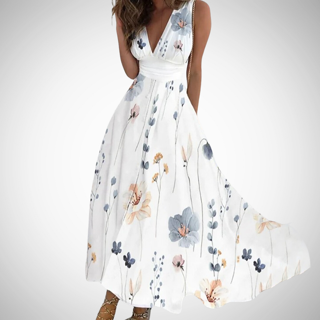 MIRIANNE™ - Timeless Floral Maxi Dress