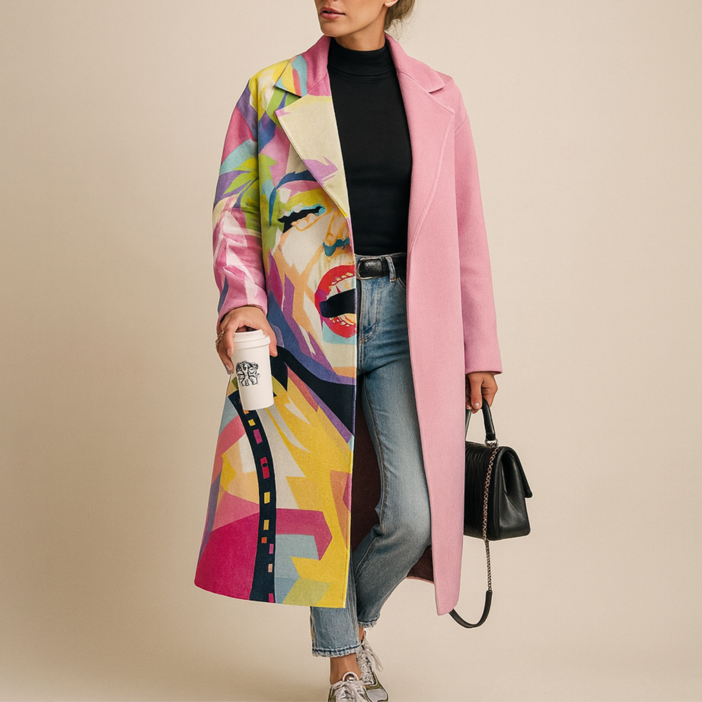 FRESH LABEL | Isa – Printed Women's Coat