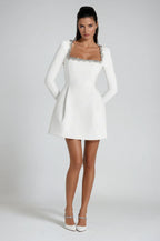 Véronique - velvet mini dress