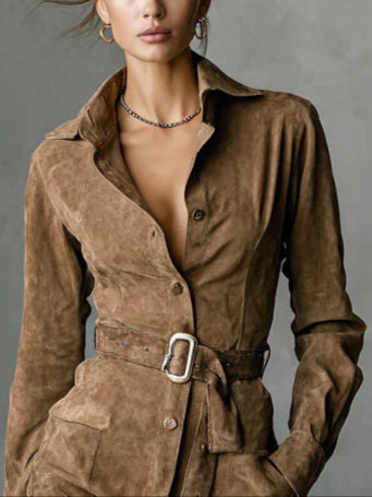 Natalia - Long Sleeve Midi Dress