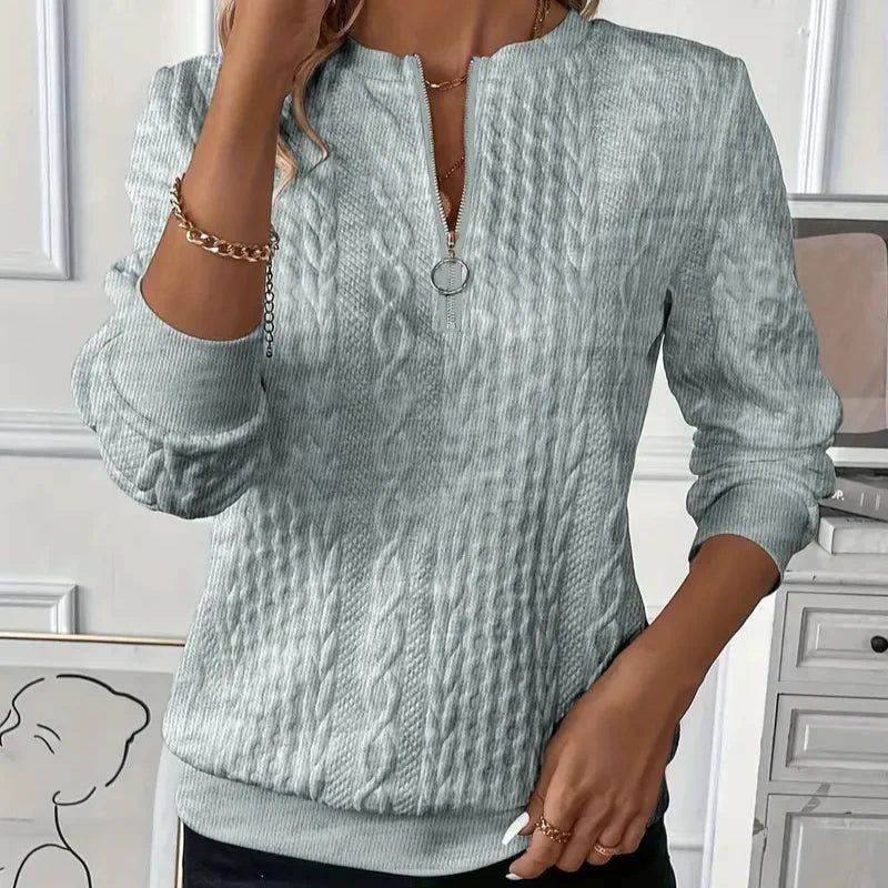 LUCIA I Zip-Up Jumper