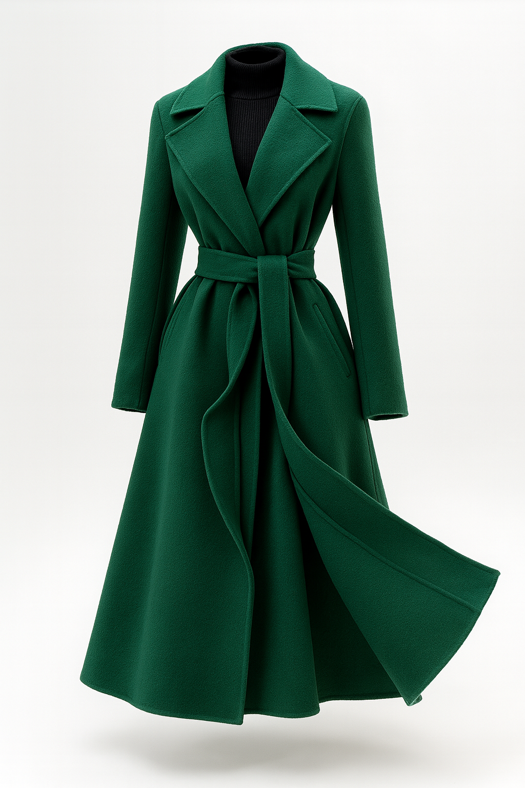 FRESH LABEL | Valeria - Woollen Overcoat