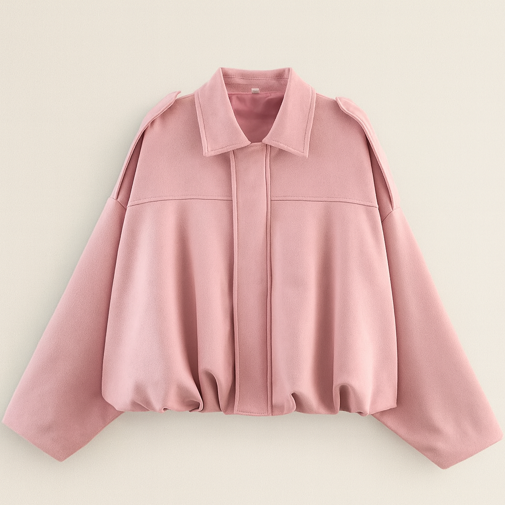 FRESH LABEL | Hailey Oversized Bomber Jacket (Final Sale)