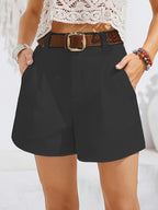 MÉLANIE™ - Chic High-Waist Shorts