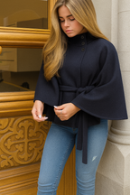 FRESH LABEL | Liv – Belted Cape Coat