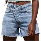 BITUIN™ – Casual High Waisted Crossover Summer Shorts