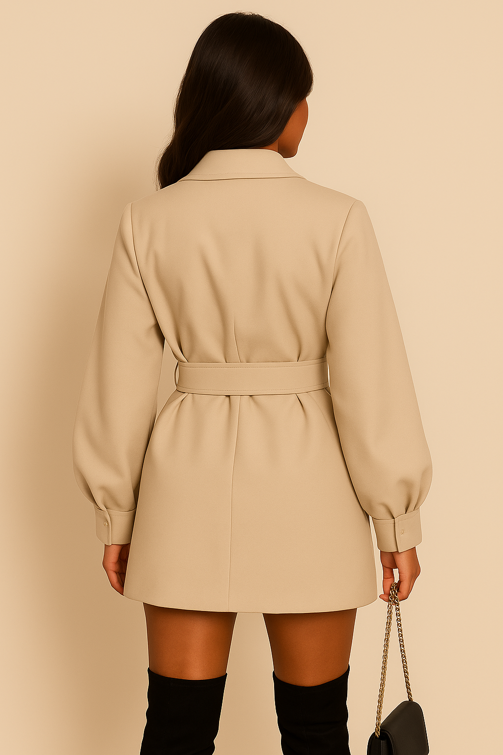 FRESH LABEL | Timeless Belted Coat