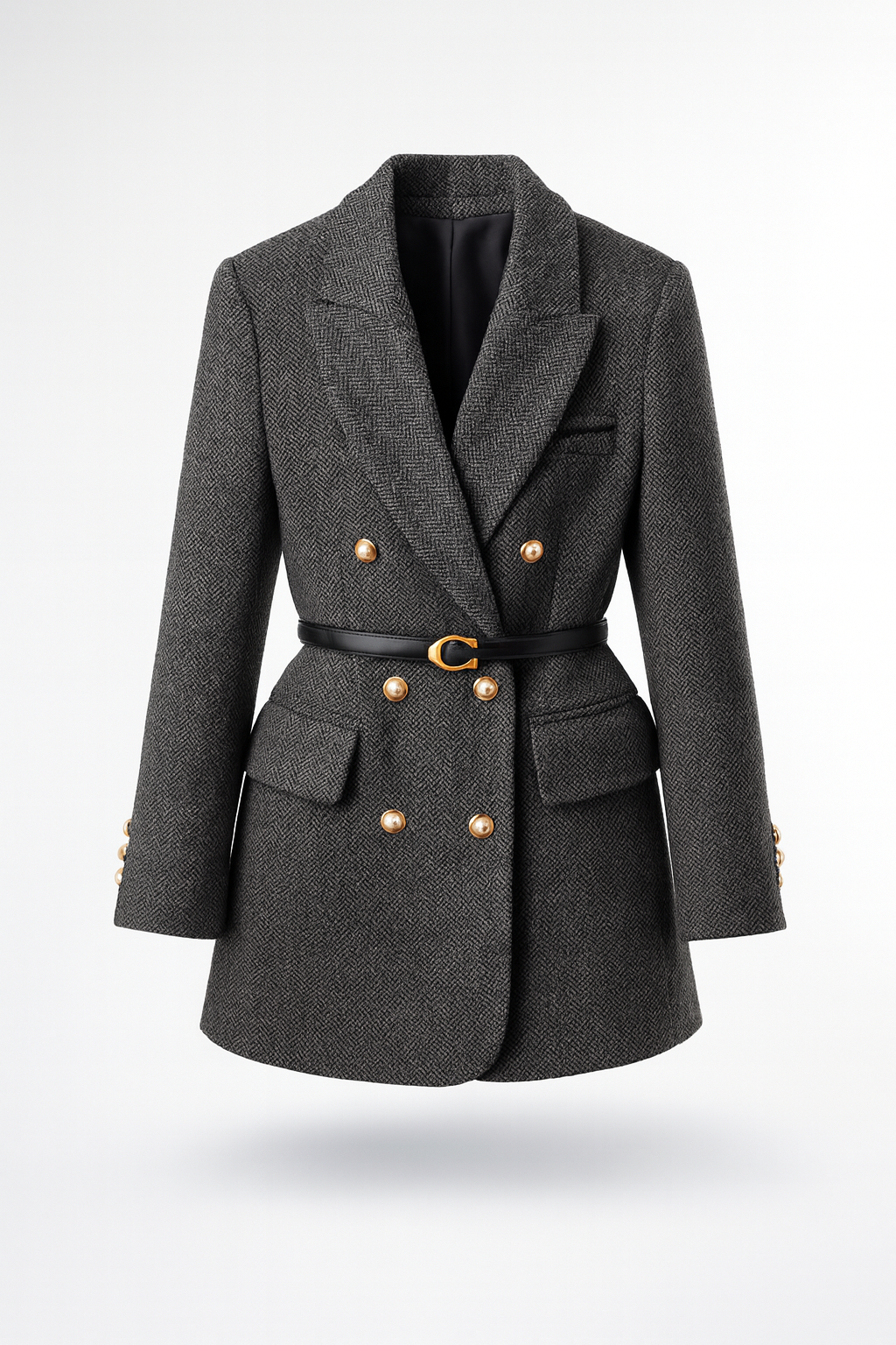 FRESH LABEL | Victoire – Blazer with Belt Detail