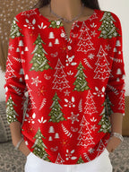 Nerea | Christmas Sweater with Buttons
