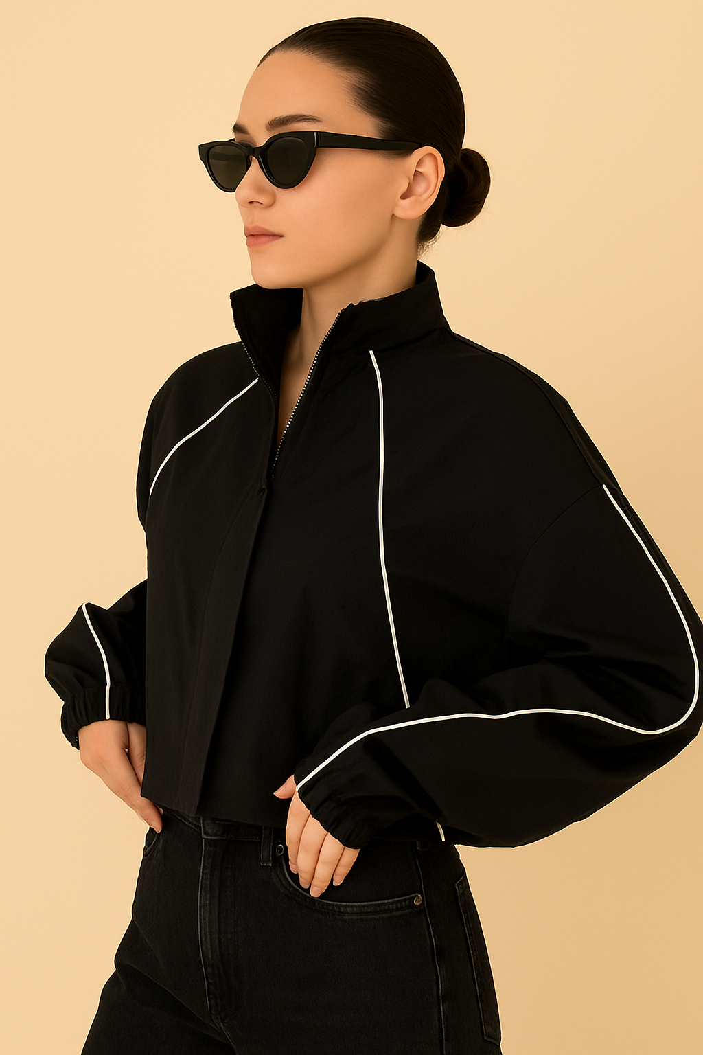 FRESH LABEL | Zip-Up Jacket