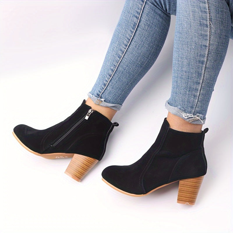 Maryline™ – Stable Heel Ankle Boots for Long-lasting Comfort