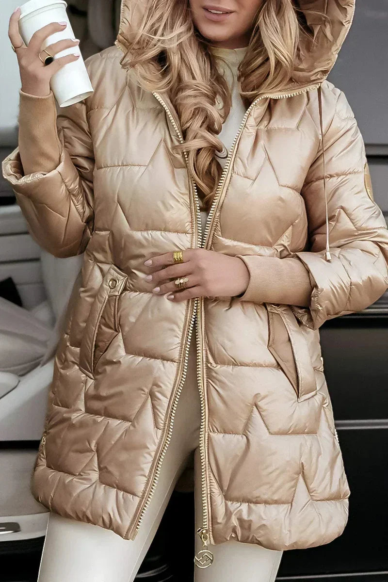 Melina | Elegant Winter Coat with Hood