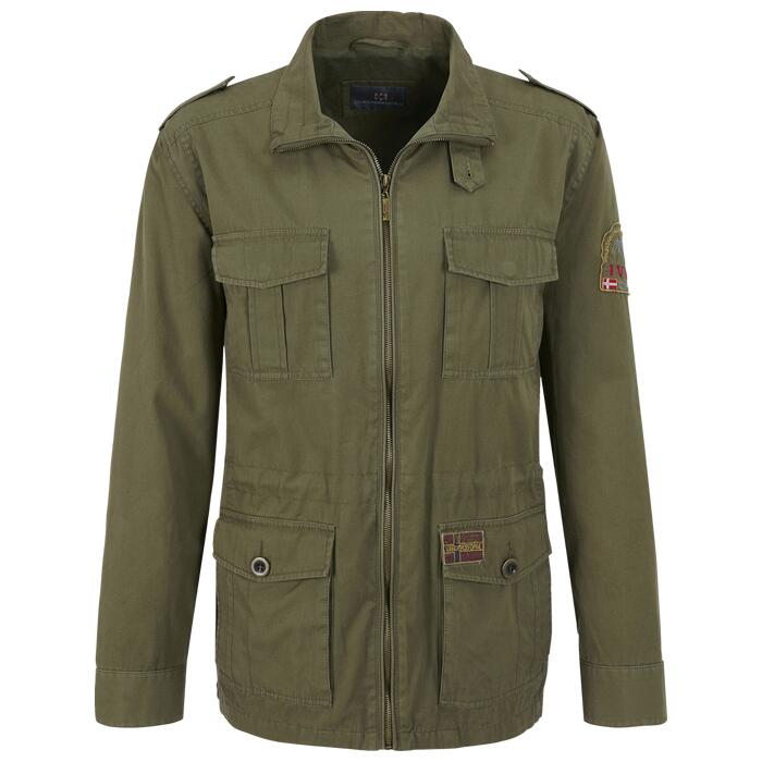 Men’s field jacket with adjustable waist