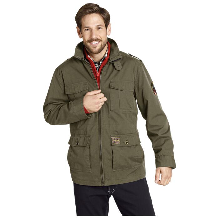 Men’s field jacket with adjustable waist