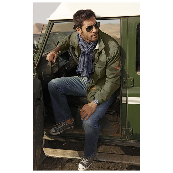 Men’s field jacket with adjustable waist