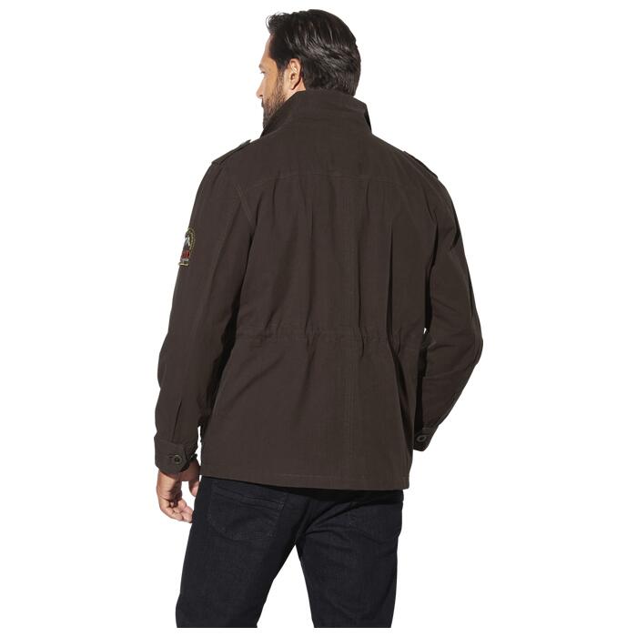 Men’s field jacket with adjustable waist