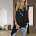 MIREYA™ - Asymmetrical Top & Floral Pants Set