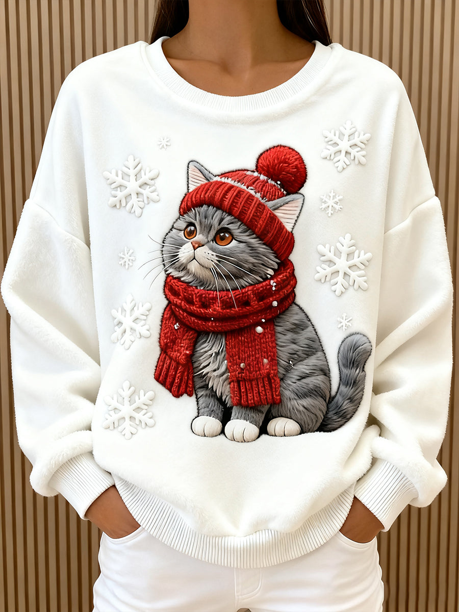 Jadwiga | Winter Purr Sweater
