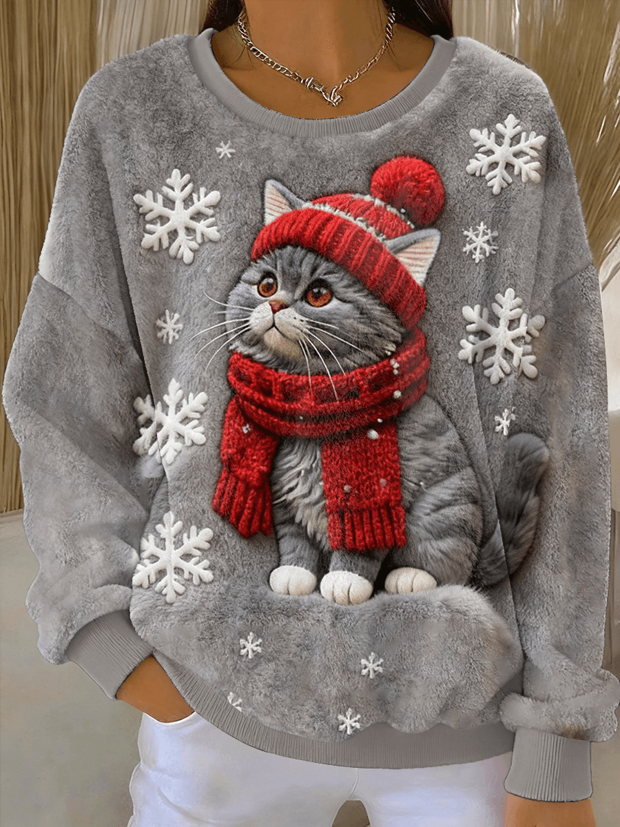 Jadwiga | Winter Purr Sweater