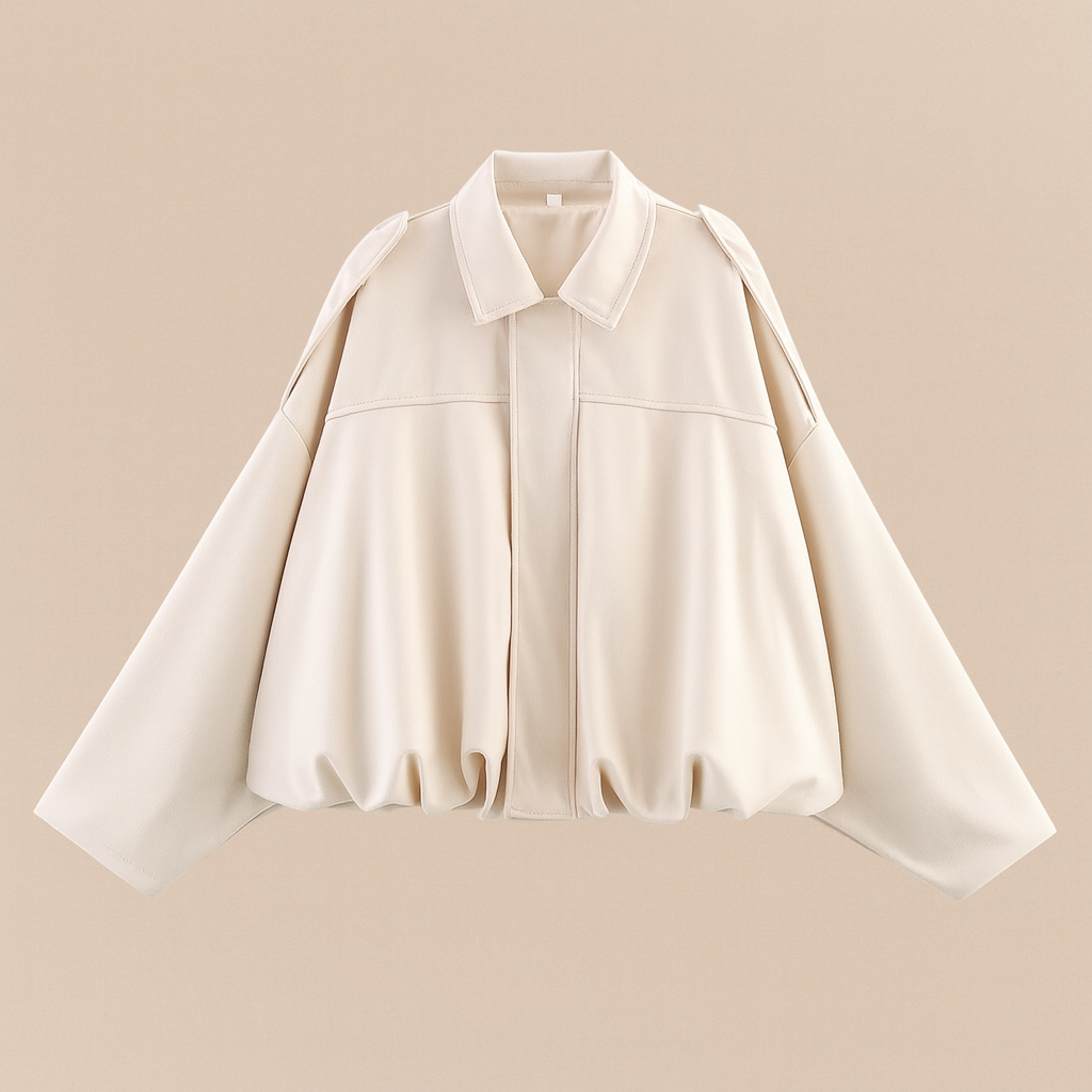 FRESH LABEL | Hailey Oversized Bomber Jacket (Final Sale)