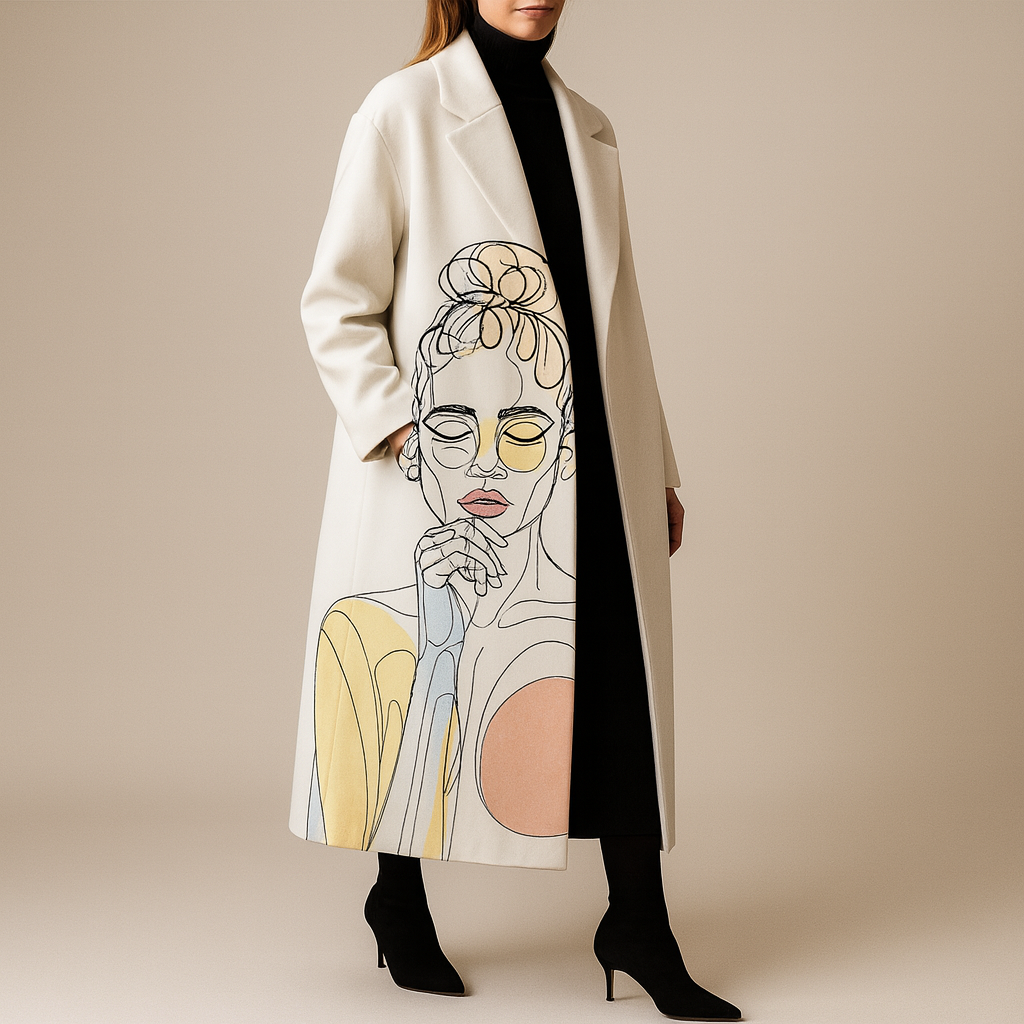 FRESH LABEL | Isa – Printed Women's Coat