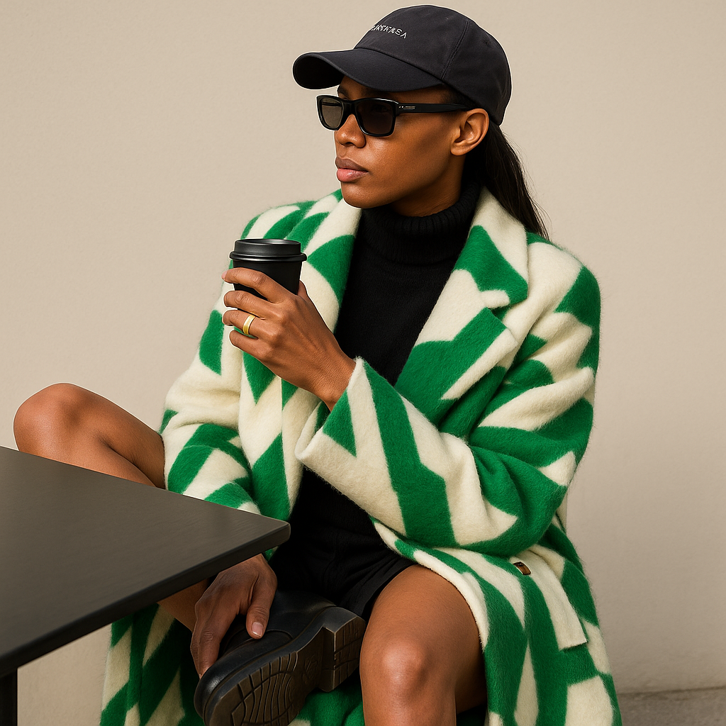 FRESH LABEL | Isa – Printed Women's Coat
